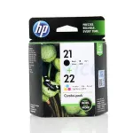 HP ink cartridge 21abk + 22ACOL 'Value Pack'