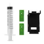 Ink Refill Cartridge Clip 2pcs Rubber Pads Syringe Tool Kit For Hp 60/61 802