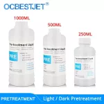 Light Dark Pretreatment Liquid Solution For Textile Ink Pre-Coating For Dtg Printer Before Printing Fluid 3 Capacity Options