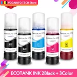 001 105 106 512 Refill Dye Ink For Epson Ecotank L4150 L4160 L6160 L7160 L7180 For Premium Et-7700 Et-7750 Printer Ink Eco Tank