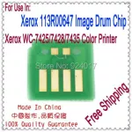 For Xerox WorkCentre 7425 7428 7435 Printer Toner Cartridge Drum Chip for Xerox 013R00647 13R647 Refill Image Drum Unit Chip