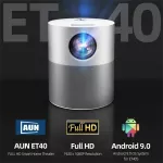 AUN ET40, a mini projector, home projector, Projector Projector 4K WIFI