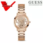 GUESS นาฬิกาข้อมือรุ่น QUATTRO CLEAR GW0300L3 สีโรสโกล ของแท้รับประกัน CMG 2 ปี สินค้าใหม่ของแท้