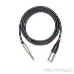 MH-Pro Cable : PXM002-ST1 by Millionhead (สายสัญญาณ แบบ XLR ตัวผู้ - TRS คุณภาพจาก Amphenol Connector และ CM Audio Cable ขนาด 1 เมตร)
