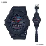 Casio G-Shock นาฬิกาข้อมือผู้ชาย สายเรซิ่น Black & Neon SERIES GA-700BMC-1 GA-700BMC-1