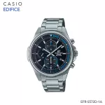 CASIO นาฬิกาข้อมือผู้ชาย EDIFICE Chronograph รุ่น EFR-S572D-1AV ซีรีส์ EDIFICE SLIM ประดับด้วยคริสตัลแซฟไฟร์ EFR-S572D-1A
