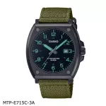 นาฬิกาข้อมือ ผู้ชาย Casio Standard Men MTP-E715 Series สายผ้า MTP-E715C-1A,MTP-E715C-3A