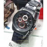 Alba นาฬิกาข้อมือผู้ชาย สายสแตนเลส รุ่น SignA Sport Chronograph Gent  AF8Q37X1 - สีดำ