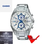 Veladeedee นาฬิกา  Casio Edifice World time Alarm Clock ประกัน CMG นาฬิกาข้อมือผู้ชาย กระจก Sapphire  รุ่น EFB-302JD-7A