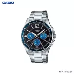 นาฬิกา CASIO นาฬิกาข้อมือ ผู้ชาย สายแสตนเลส รุ่น MTP-1374D MTP-1374D-1A MTP-1374D-1A2 MTP-1374D-2A MTP-1374D-2A2 MTP-1374D-5A