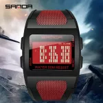 New Sanda, original man, hot selling, LED watches, digital watches, light, luxury fashion, quartz clock, outdoor waterproof, multi -function