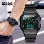 SANDA Men's brand Sports LED Soldier Watch Outside User Running Electronics Digital Waterproof Watch Fashion Luxury Watch