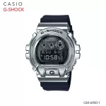 นาฬิกาข้อมือ Casio G-shock Metal Face สายเรซิ่น รุ่น GM-6900 GM-6900-1 GM-6900-1