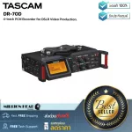 TASCAM : DR-70D by Millionhead (เครื่องบันทึกเสียงแบบพกพาสำหรับกล้อง DSLR ระดับมืออาชีพ)