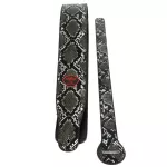 Alice, guitar sash Electric guitar sash 7 cm width of artificial leather material, Snake scales, model A040-P1 + free guitar guitar ** with a guitar storage channel at the logo **