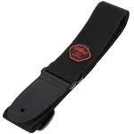 Alice, guitar strap, cotton material, 5 cm wide, artificial leather With a guitar head tie model A040-S1 + free guitar. ** There is a built-in guitar pier. **