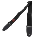 Alice, guitar strap, cotton material, 5 cm wide, artificial leather With a guitar head tie model A040-S1 + free guitar. ** There is a built-in guitar pier. **