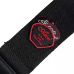 Alice, guitar strap, cotton material, 5 cm wide, artificial leather With a guitar head tie model A040-S1 + free guitar. ** There is a built-in guitar pier. **