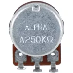 Paramount H19, A250K OHM Tone Tone Stewer, Audio Pot Guitar Potentiometer Split Shaft Volume and Tone Controls / Short Shaft