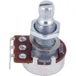 Paramount H35 ปุ่มหมุนวอลุ่ม B500K Ohm ก้านยาว ขนาดเล็ก Electric Guitar Potentiometer Split Shaft Linear Taper Switch Volume Tone / Long Shaft