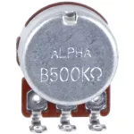 PARAMOUNT H35, B500K OHM Volume Volume button, small long stem, Electric Guitar Potentiometer SPLIT SHAFT LINEAR TAPER SWOTCH VOLUME TONE / LONG SHAFT