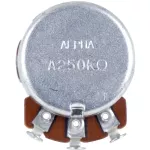 Paramount H49 A250K OHM Tone Tone button, large short rod, Audio Pot Guitar Potentiometer Split Shaft Volume and Tone Controls / SHORT SHAFT