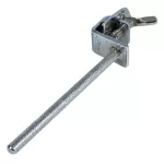 Paramount C-8 COWBELL BAC Medium-sized black coated 16.8 cm + free clamps, binding the bass drum edge