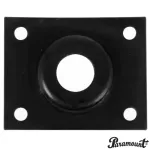 Paramount HJ-005 แผ่นเหล็กรองแจ็ค สำหรับกีตาร์ไฟฟ้า ทรง Les Paul รูปสี่เหลี่ยมฟ Les Paul Jack Plate Black