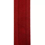 D'Addario® Auto Lock Strap, Blood Red Strap, Automatic Blood Red, 2 inches wide, // Made in Canada