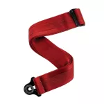D'Addario® Auto Lock Strap, Blood Red Strap, Automatic Blood Red, 2 inches wide, // Made in Canada