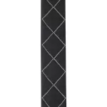 D'Addario® Auto Lock Padded Strap, Black Diamond Padded guitar strap, soft, 2 inch automatic pin lock system // Made in Canada