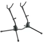 K&M® ขาตั้งแซก ขนาดอัลโต ขนาดเทเนอร์ แบบคู่ สามารถวางแซกโซโฟนได้พร้อมกัน 2 ตัว ปรับระดับได้ สามารถพับเก็บได้ Model 14320-000-55 ** Made in Germany