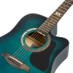 Mantic GT-1DC 41 inch guitar, Dreadnought Cutaway, Angel Mandrus/Cherry Wood + Free Bag & Tuner & C