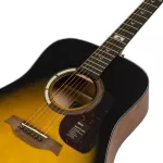 Mantic GT-1D 41 inch guitar, Dreadnough shape, Angle Man Sopz/Cherry Wood + Free Bag & Pick