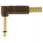 Fender® Deluxe Series Tweed, 3 meters, premium jack, gold plated, 10FT Deluxe Series Instrument Cable / Straight