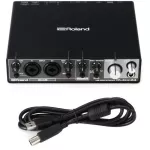 Roland® Rubix 24 ออดิโออินเตอร์เฟส แบบ 2-in / 4-out คุณภาพเสียงระดับสตูดิโอ ต่อ MIDI ได้ ต่อหูฟังได้ รองรับการใช้งานบน P