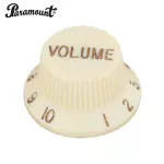PARAMOUNT KPV14V Volume button, Electric guitar Strat, ivory color, guitar button, Volume Knob