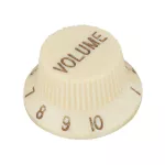 PARAMOUNT KPV14V Volume button, Electric guitar Strat, ivory color, guitar button, Volume Knob