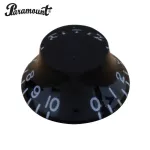 Paramount KSP13BK, Tone & Volume button, Les Paul, Black, Tone & Volume Knob for Les Paul Guitars.