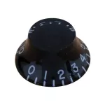 Paramount KSP13BK, Tone & Volume button, Les Paul, Black, Tone & Volume Knob for Les Paul Guitars.