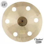 CENTENT XTT-18Z unfolding 18 inches, piercing 6 holes, Ozone Cymbal series, B20 XTT BLACK TIGER, made of copper, mixed bronze alloy.