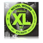 D'Addario® EXL165TP, 4 guitar lines, Hybrid cables, nickel pack, 100% genuine Custom Light, 45-105 ** Made in USA **
