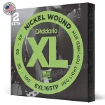 D'Addario® EXL165TP, 4 guitar lines, Hybrid cables, nickel pack, 100% genuine Custom Light, 45-105 ** Made in USA **