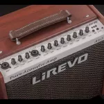 Lirevo® A60 Acoustic Amp, Amp, Amp, Acoustic Amp, 60 Watts with Tweet Speaker Can be connected via Bluetooth to the microphone with effects