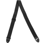 Gibson® Guitar Strap / Authentic 2 "Electric guitar strap model Regular Style Jet Black Black ** Made in USA **