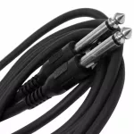 Marina สายแจ็คกีตาร์ไฟฟ้า หัวแจ็คตรง ยาว 3 เมตร 10 ฟุต รุ่น C111-1 ** Made in Taiwan **