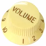 PARAMOUNT, Volume button, STRAT, KPV14IV - ivory color, guitar button, volume knob