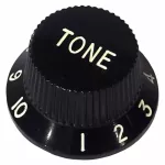 PARAMOUNT, Strat Guitar Tone button, model KPT13BK - Black, guitar tone button, Tone Knob