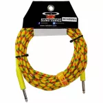 Carlsbro สายแจ็คกีตาร์ 6 เมตร แบบไนลอน รุ่น BC3059-6M 6m Guitar Cable, สายแจ็คกีตาร์ 6m
