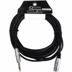 Carlsbro สาย Phone Jack to XLR ตัวผู้ 10 เมตร รุ่น BXJ016A-10M 1/4" Phone Jack to XLR Male Mic Cable, สายไมค์, สายไมโครโฟน, สายแคนนอนตัวผู้